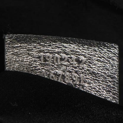 Gucci Suede Hysteria Foldover Medallion Clutch Black 7 of 7