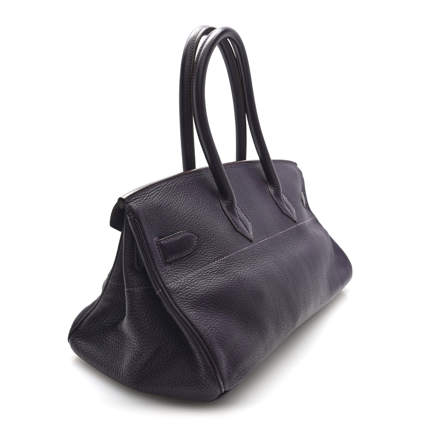 Hermes Taurillon Clemence JPG Birkin 42 Raisin 3 of 10