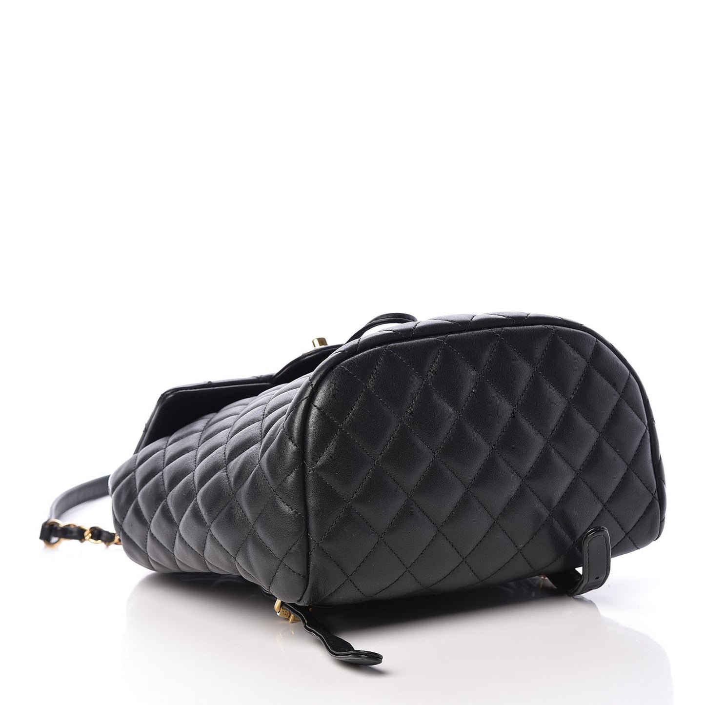 Calfskin Quilted Small Urban Spirit Backpack Black
