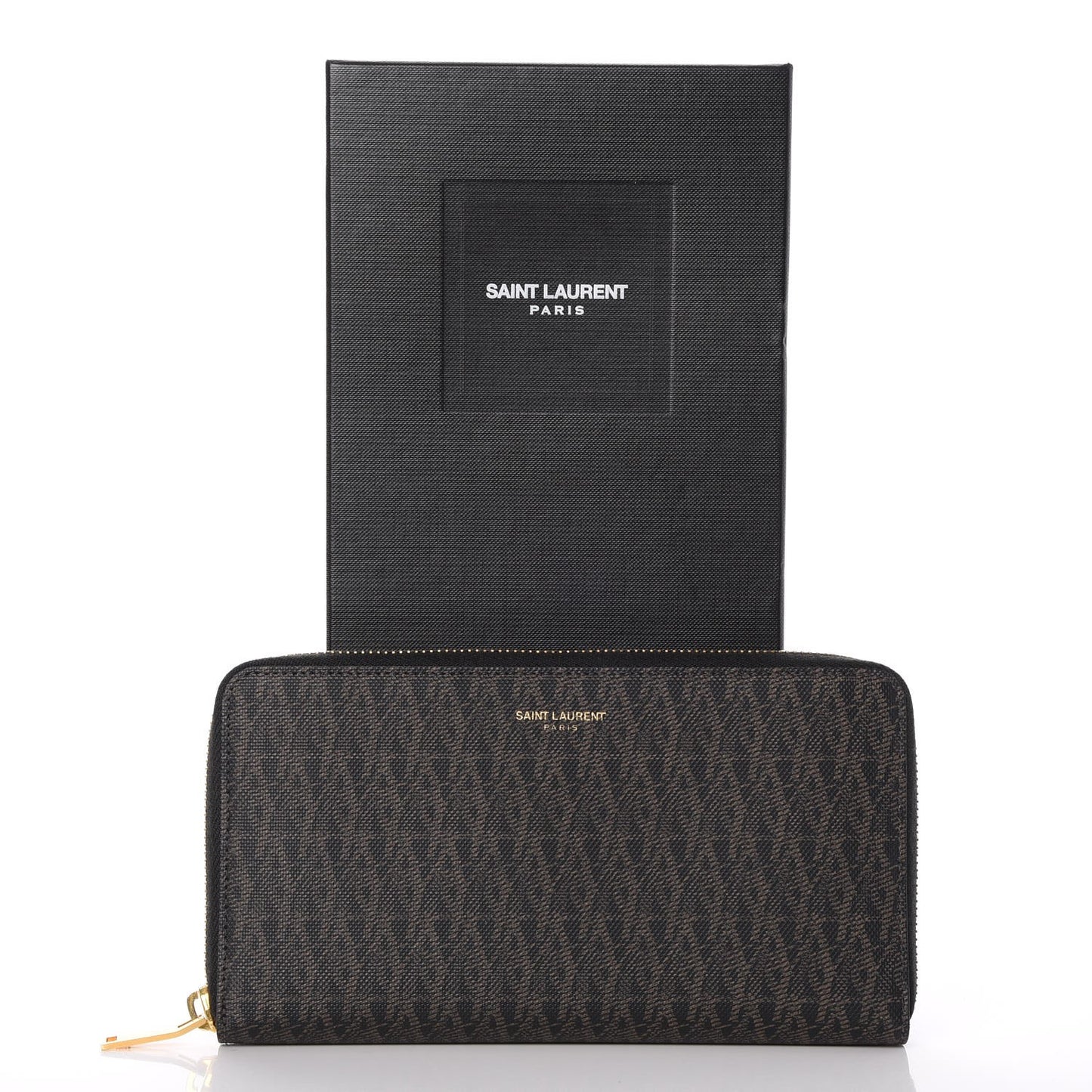 Toile Monogram Classic Zip Around Wallet Black
