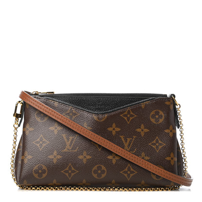 Louis Vuitton Monogram Pallas Clutch Black 1 of 4