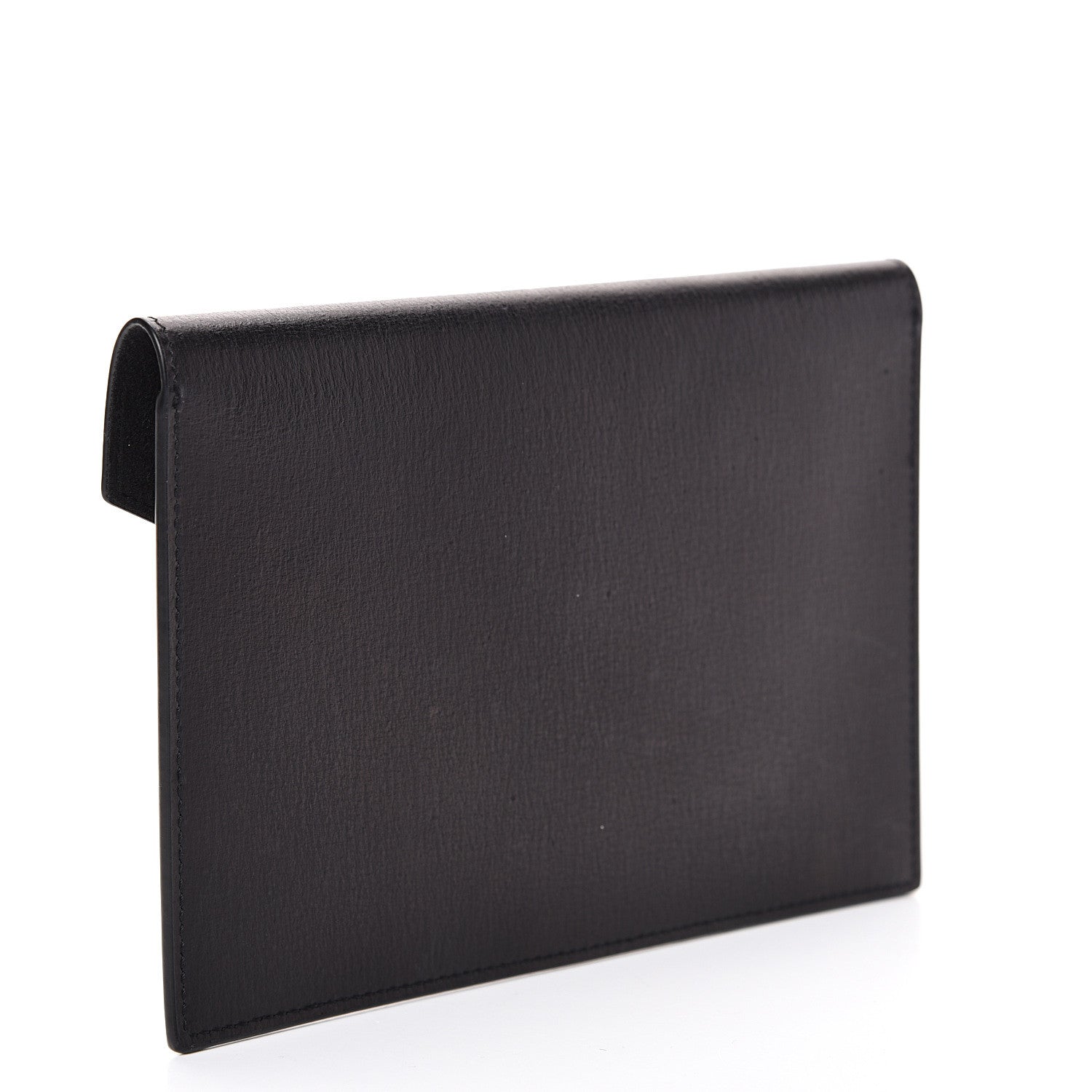 Saint Laurent Calfskin Envelope Pouch Black 2 of 6