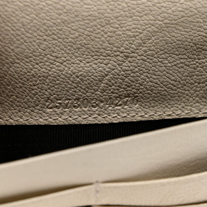 Gucci Guccissima Continental Flap Wallet Off White 12 of 12