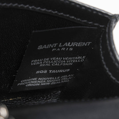 Saint Laurent Calfskin Pony Hair Mini Candy Crossbody Black 7 of 8
