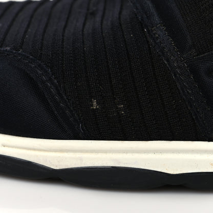 Chanel Stretch Fabric CC Sneakers 37 Black 8 of 8