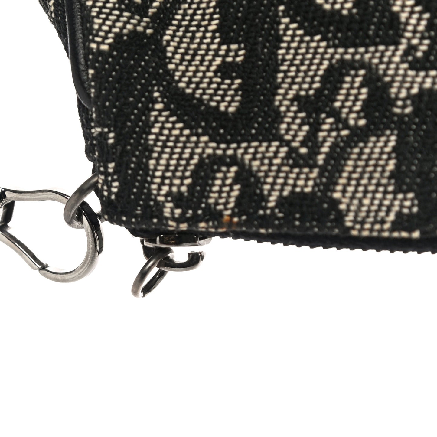Monogram Mini Saddle Pochette Black