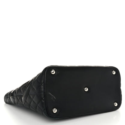 Chanel Calfskin Quilted Large Cambon Tote Black 4 of 13