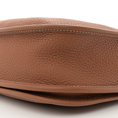 Hermes Taurillon Clemence Evelyne III PM Gold 10 of 11