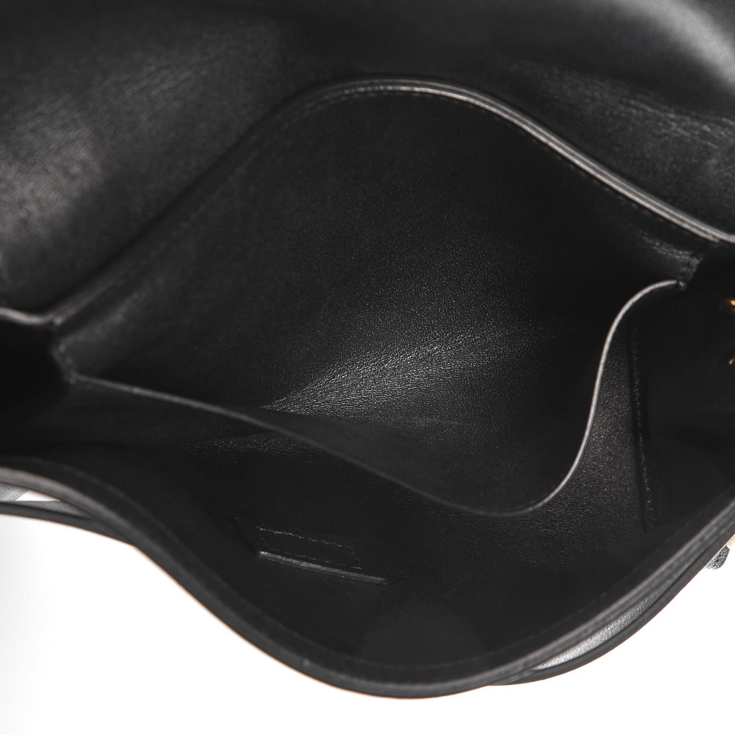 Lambskin Medium Elle Chain Clutch Black