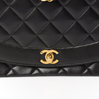 Chanel Lambskin Quilted Medium Single Flap Black 12 of 12