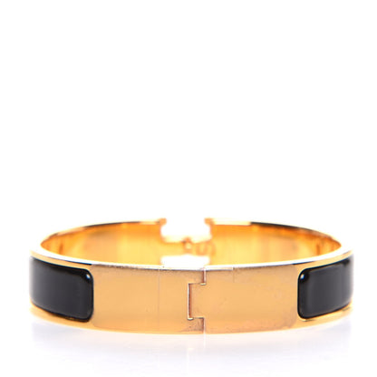 Hermes Enamel Narrow Clic Clac H Bracelet PM Black 3 of 6