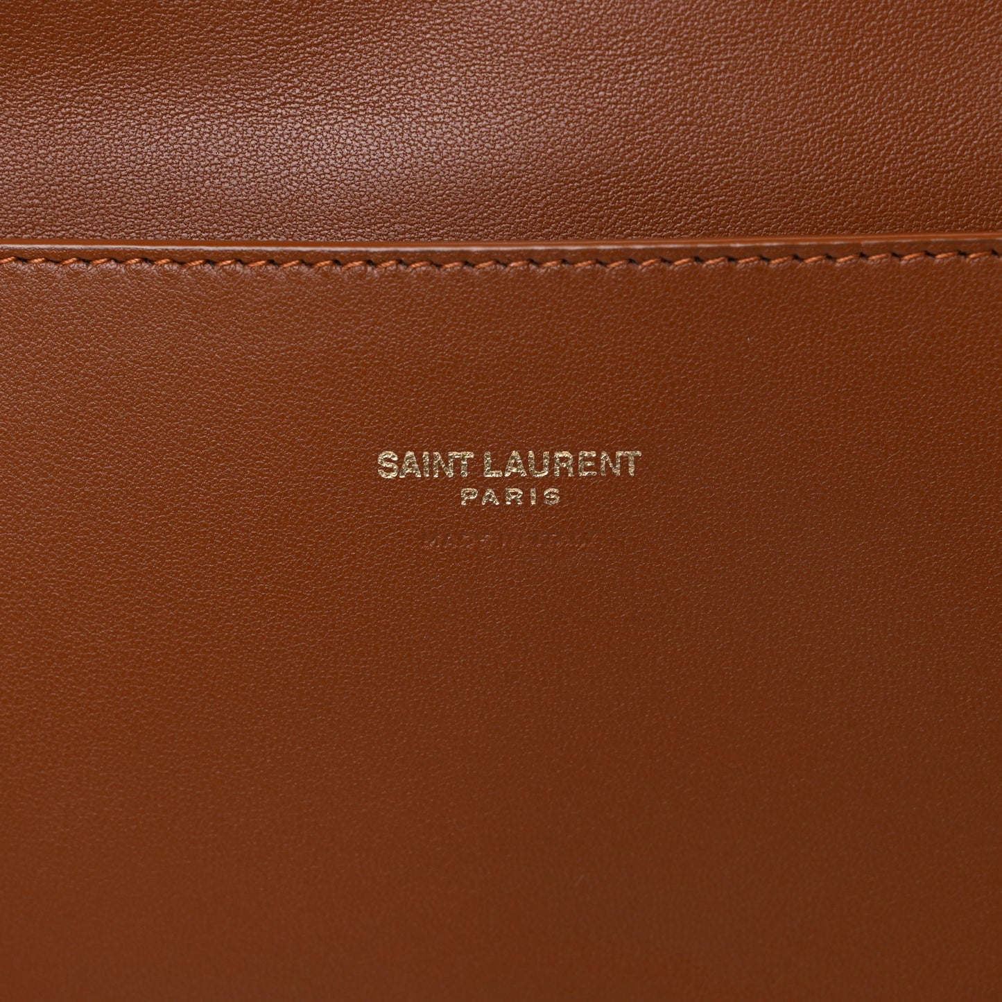 Smooth Calfskin Suede Medium Reversible Monogram Kate Satchel Light Ochre