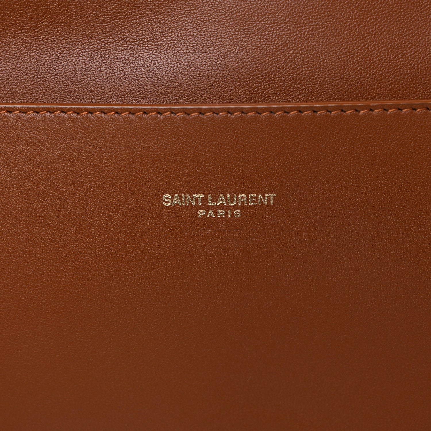 Saint Laurent Smooth Calfskin Suede Medium Reversible Monogram Kate Satchel Light Ochre 6 of 16