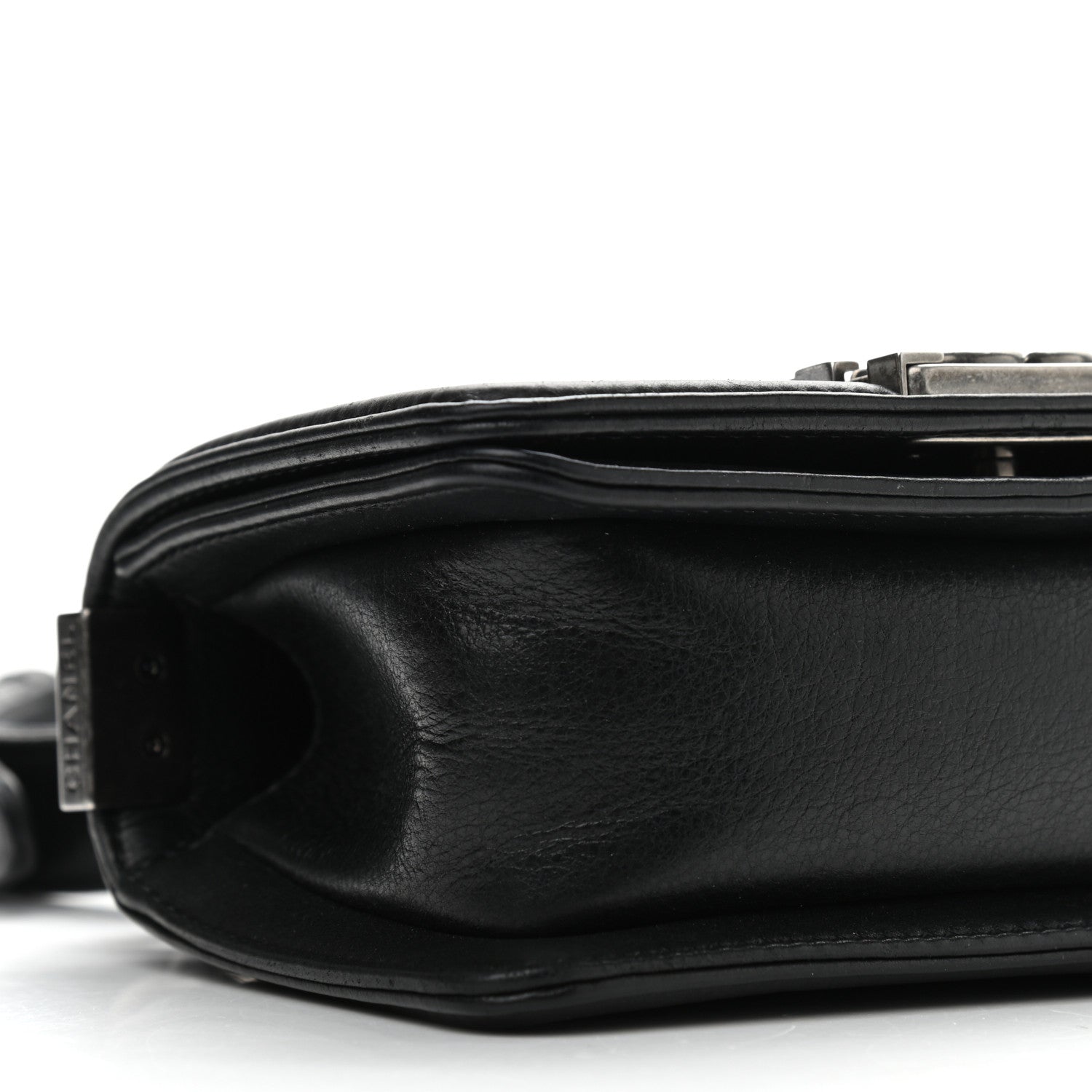 Chanel Galuchat Stingray Mini Boy Flap Black Silver 9 of 10