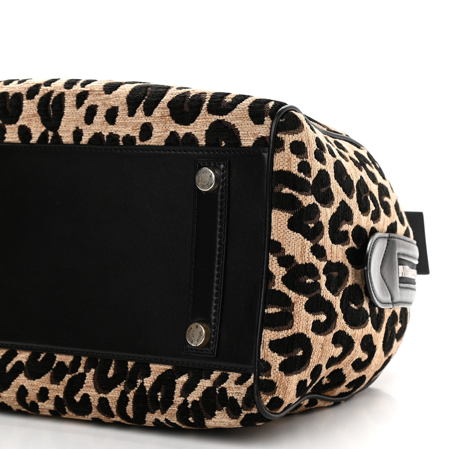 Louis Vuitton Jacquard Velvet Leopard Print Stephen Sprouse Speedy 8 of 9