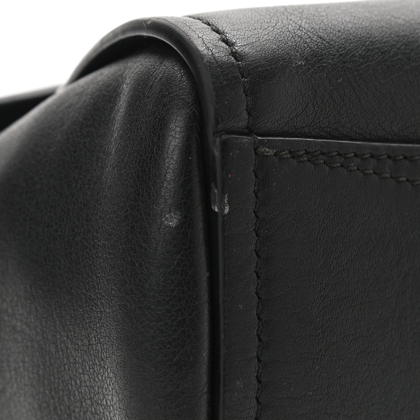 Calfskin Mini Mystic Shoulder Bag Black