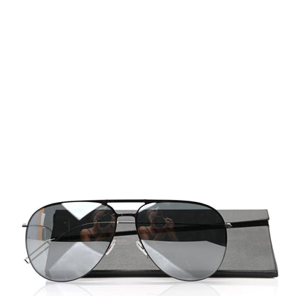 Christian Dior Homme Mens Aviator Sunglasses 0205S Black 7 of 7