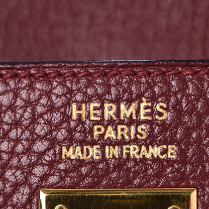 Hermes Fjord Kelly Sellier 35 Rouge H 26 of 36
