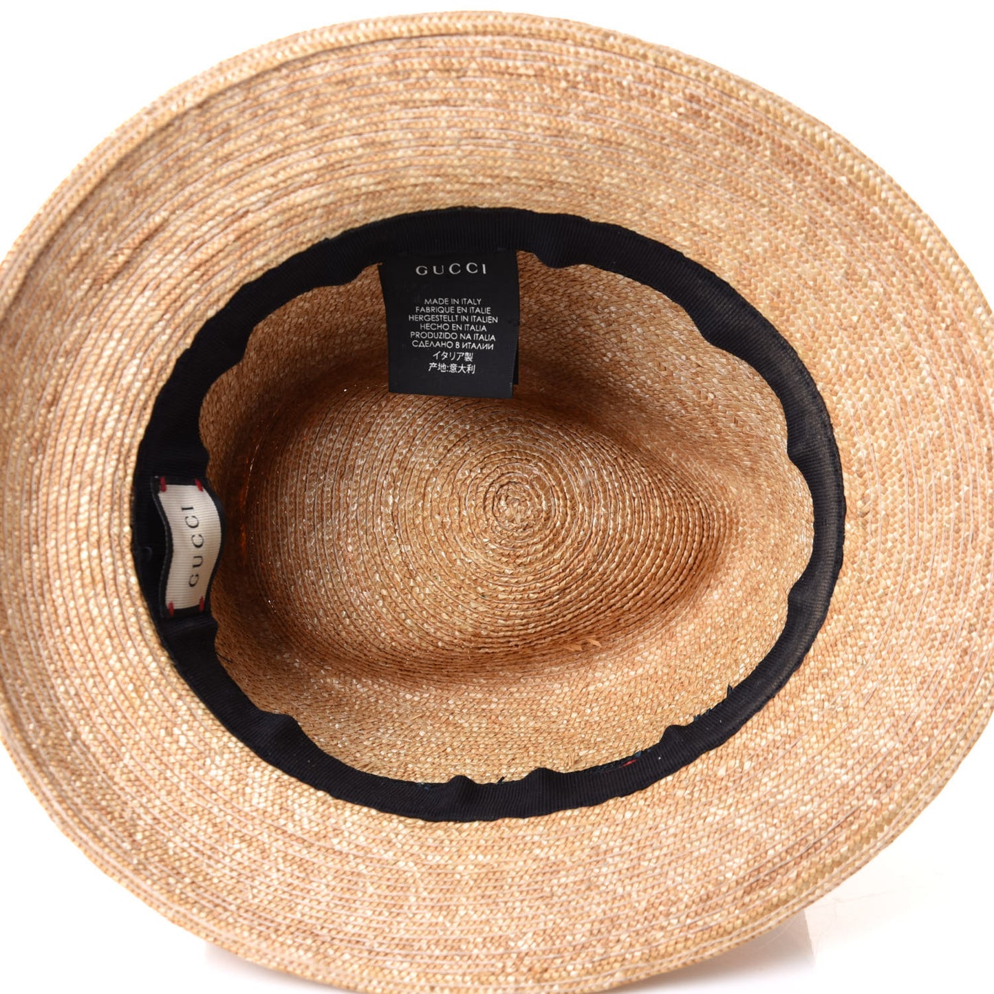 Abaca Straw Web Fedora Hat L