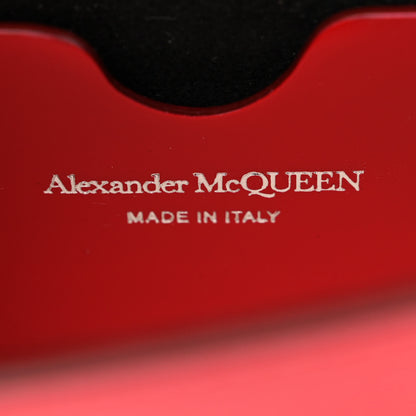 Alexander McQueen Calfskin Sculptural Knuckle Crossbody Red 6 of 10