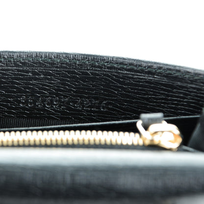Gucci Textured Calfskin Medium Betty Chain Wallet Black 7 of 7