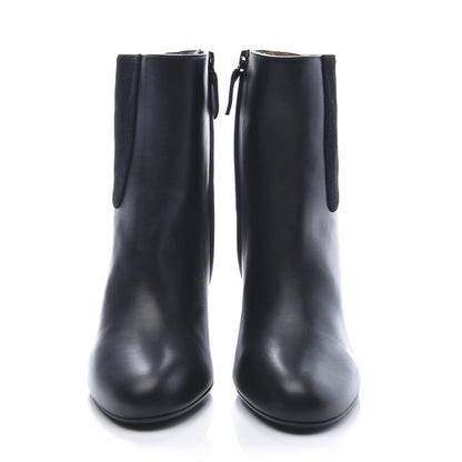 Hermes Nappa Suede Goatskin Jumper Ankle Boot 35 Black 2 of 9