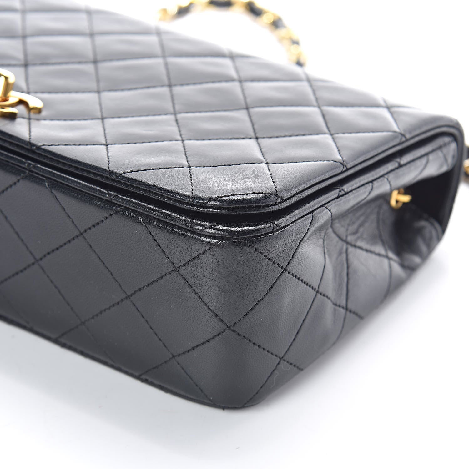 Chanel Lambskin Quilted Small Single Flap Black 11 of 11