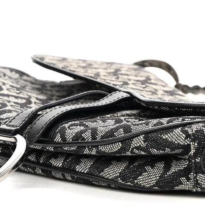 Christian Dior Monogram Saddle Bag Black 9 of 9