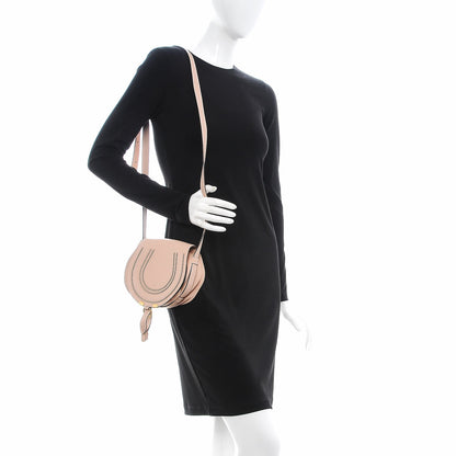 Chloe Calfskin Mini Marcie Round Crossbody Bag Blush Nude 2 of 7