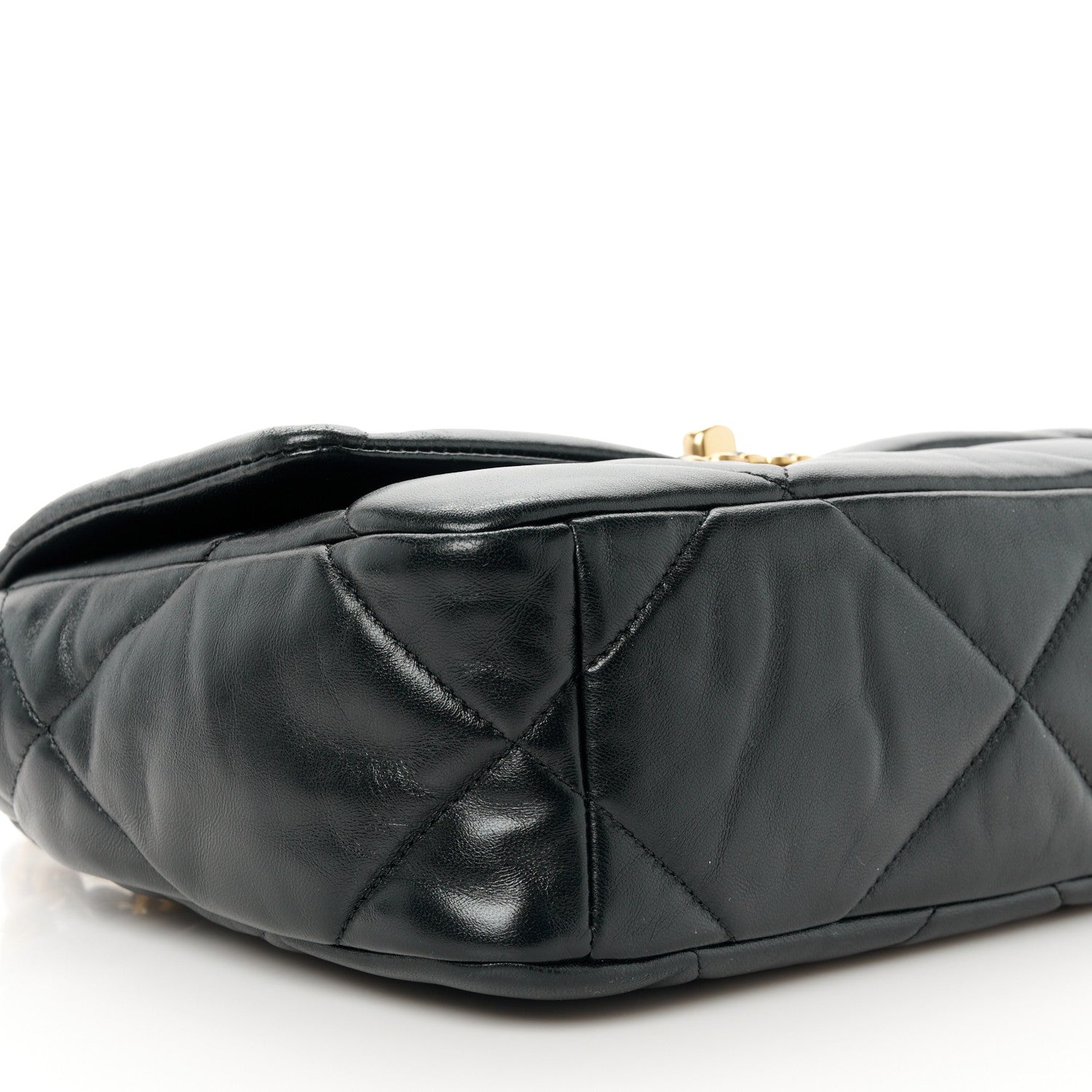 Chanel Lambskin Quilted Medium Chanel 19 Flap Black 9 of 11