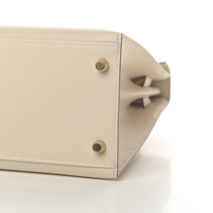 Hermes Epsom Kelly Sellier 28 Craie 10 of 11