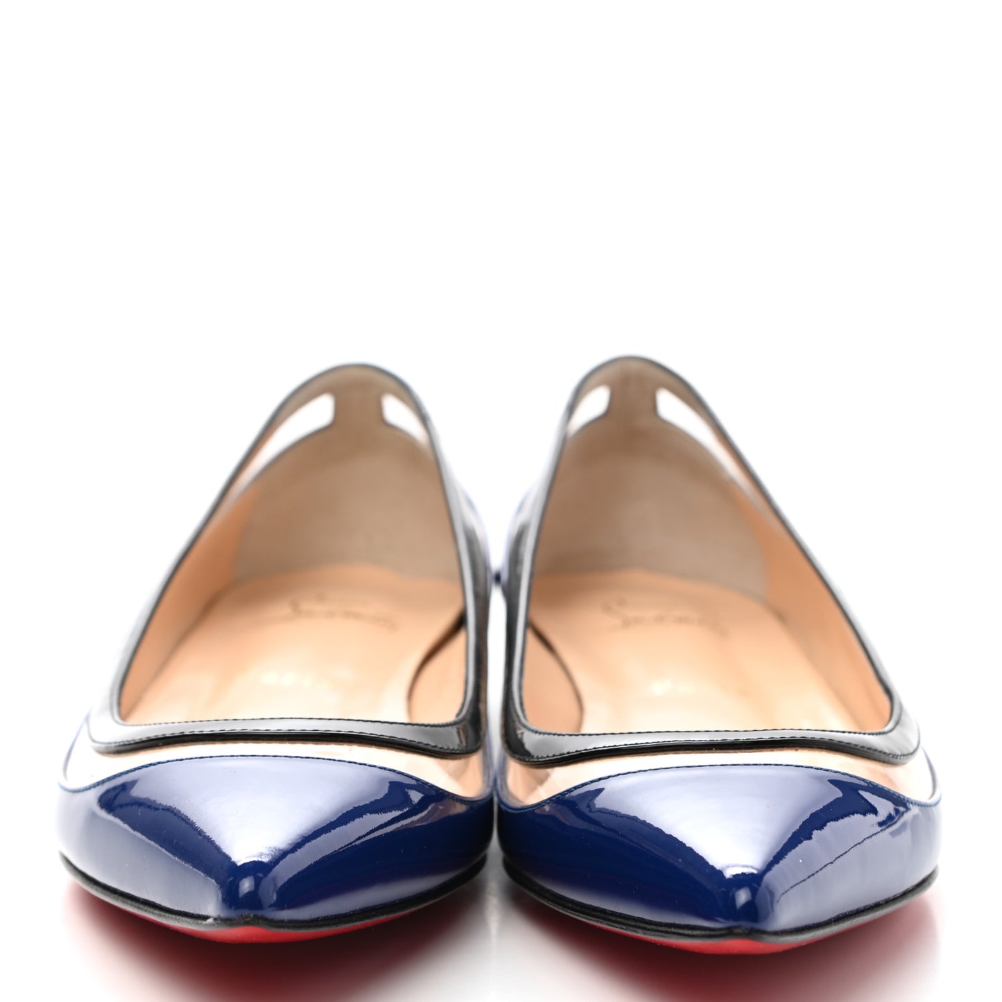 Patent PVC Paulina Flats 38 Neptune Black