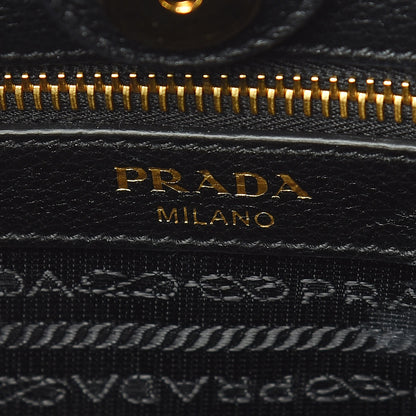 Prada Vitello Daino Hobo Black 9 of 11