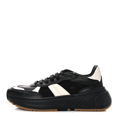 Bottega Veneta Calfskin Technical Mesh Speedster Sneakers 39 Black 1 of 7