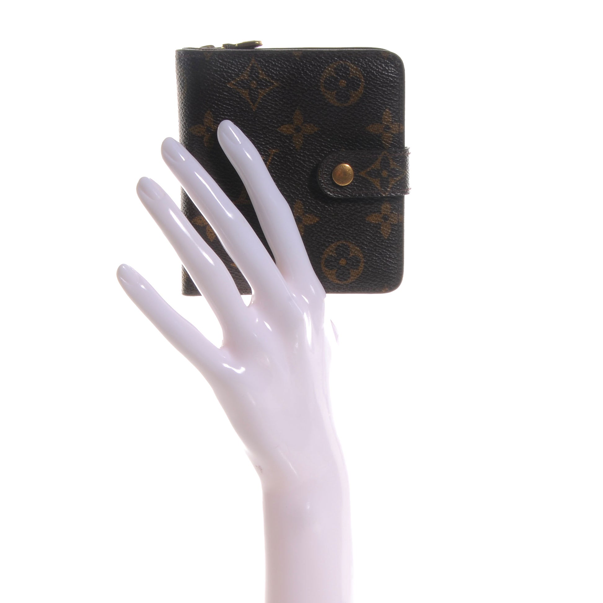 Louis Vuitton Monogram Compact Zippe Zipped Wallet 2 of 7