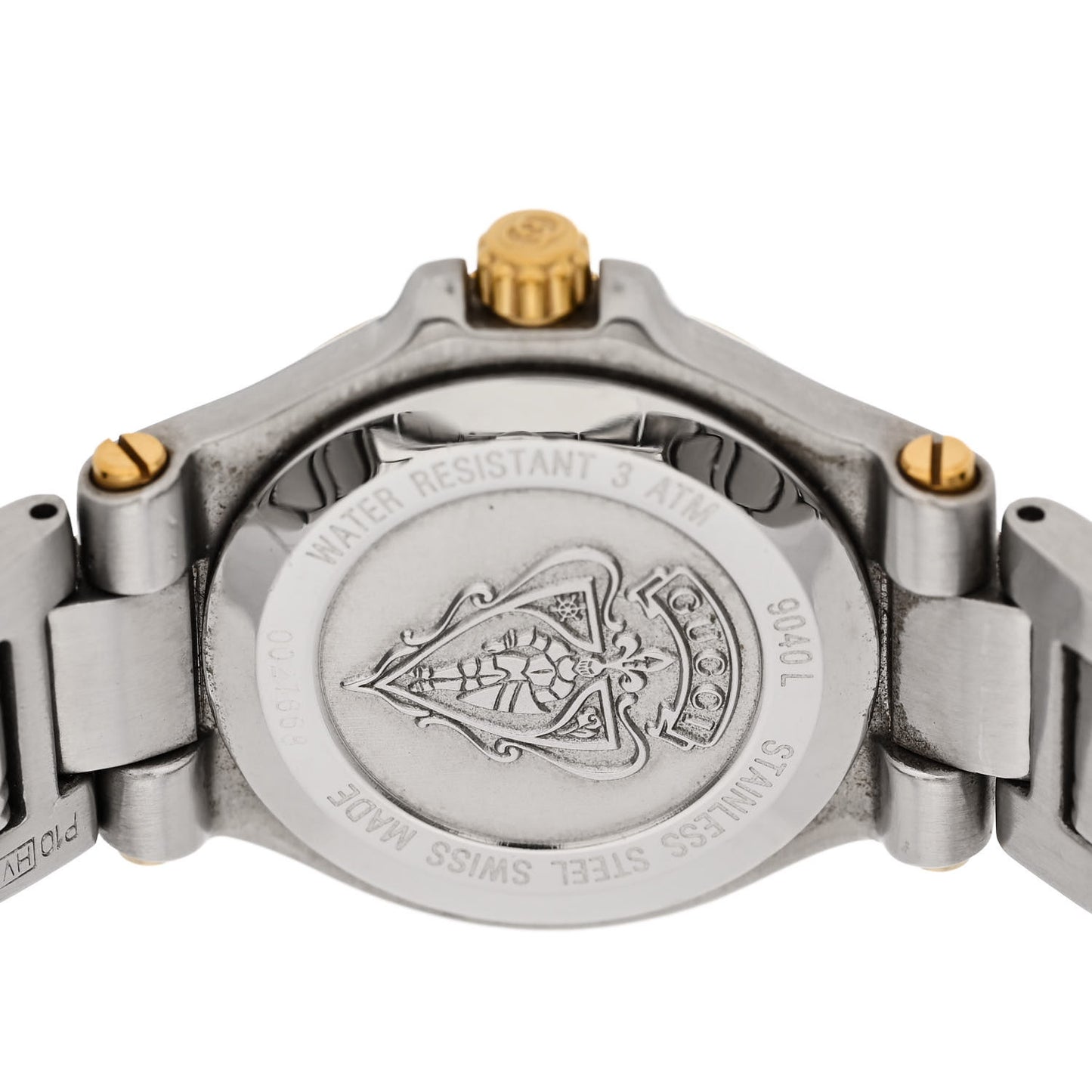 Stainless Steel 26mm 9040L Two Tone Quartz Watch Black