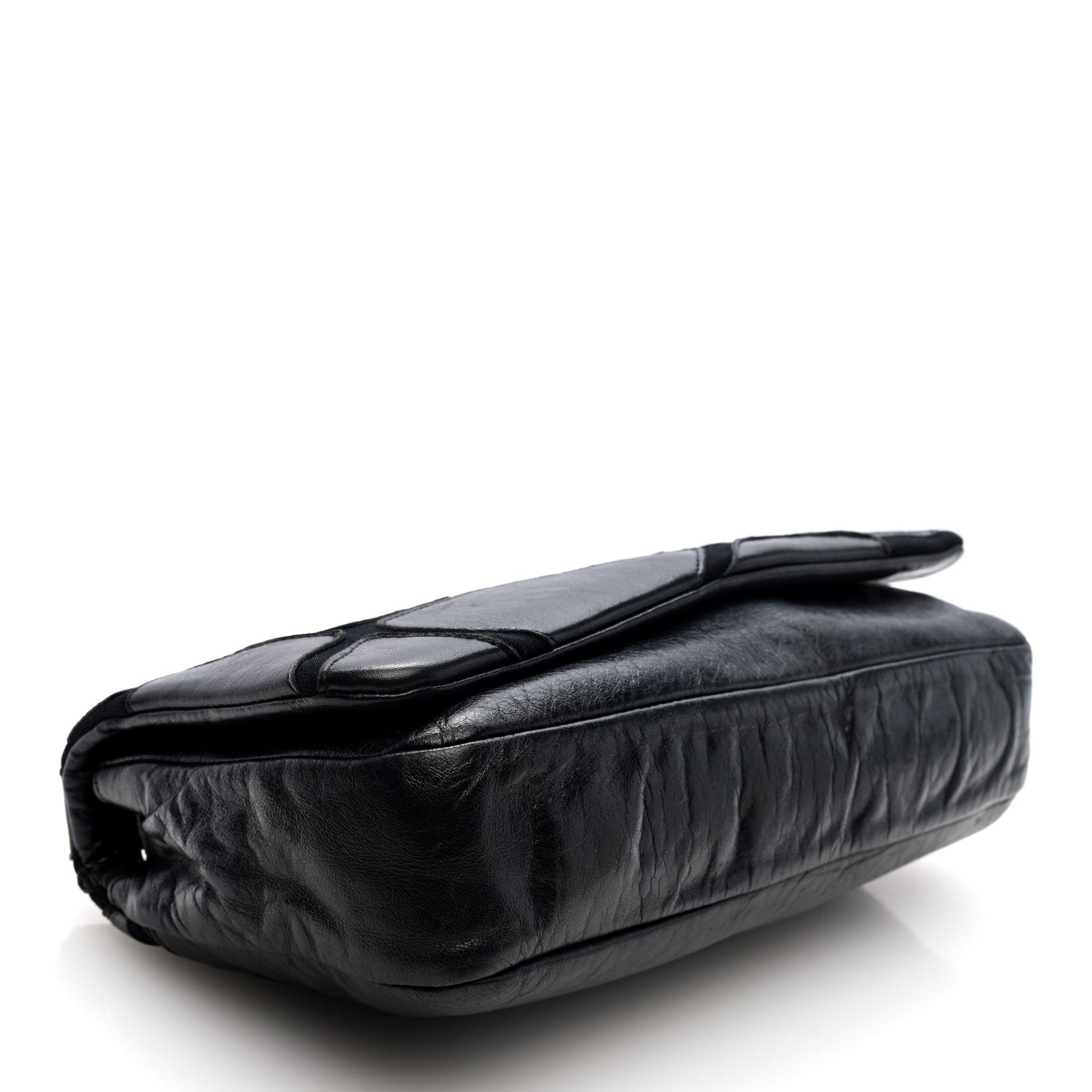 Chanel Lambskin Jersey Scales Flap Black 4 of 10