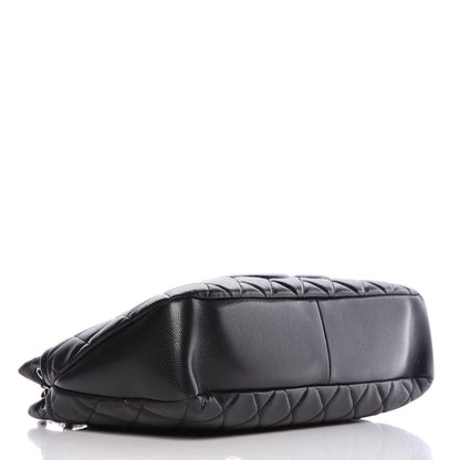 Chanel Caviar Quilted CC Timeless Soft Tote Black 4 of 11