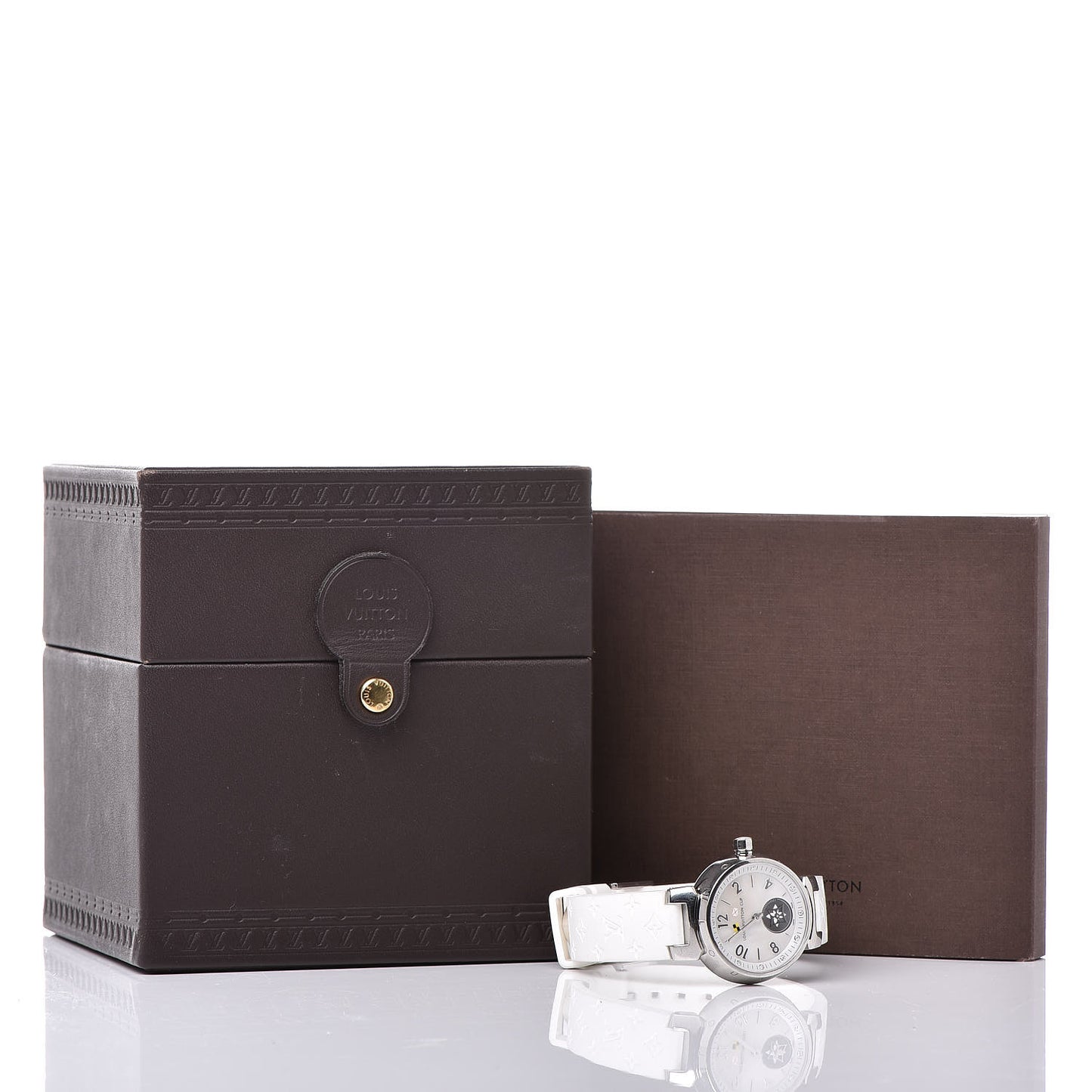Stainless Steel Rubber Diamond Mother of Pearl 28mm Tambour Lovely Cup Quartz Watch