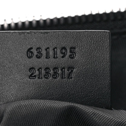 Gucci Techno Canvas Selleria Calfskin Web Small Flat Messenger Bag Black 6 of 8