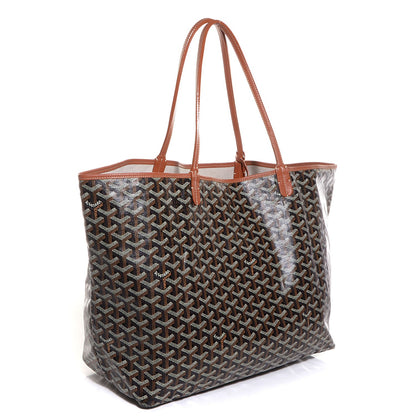 Goyard Goyardine Saint Louis GM Black Gold 4 of 9