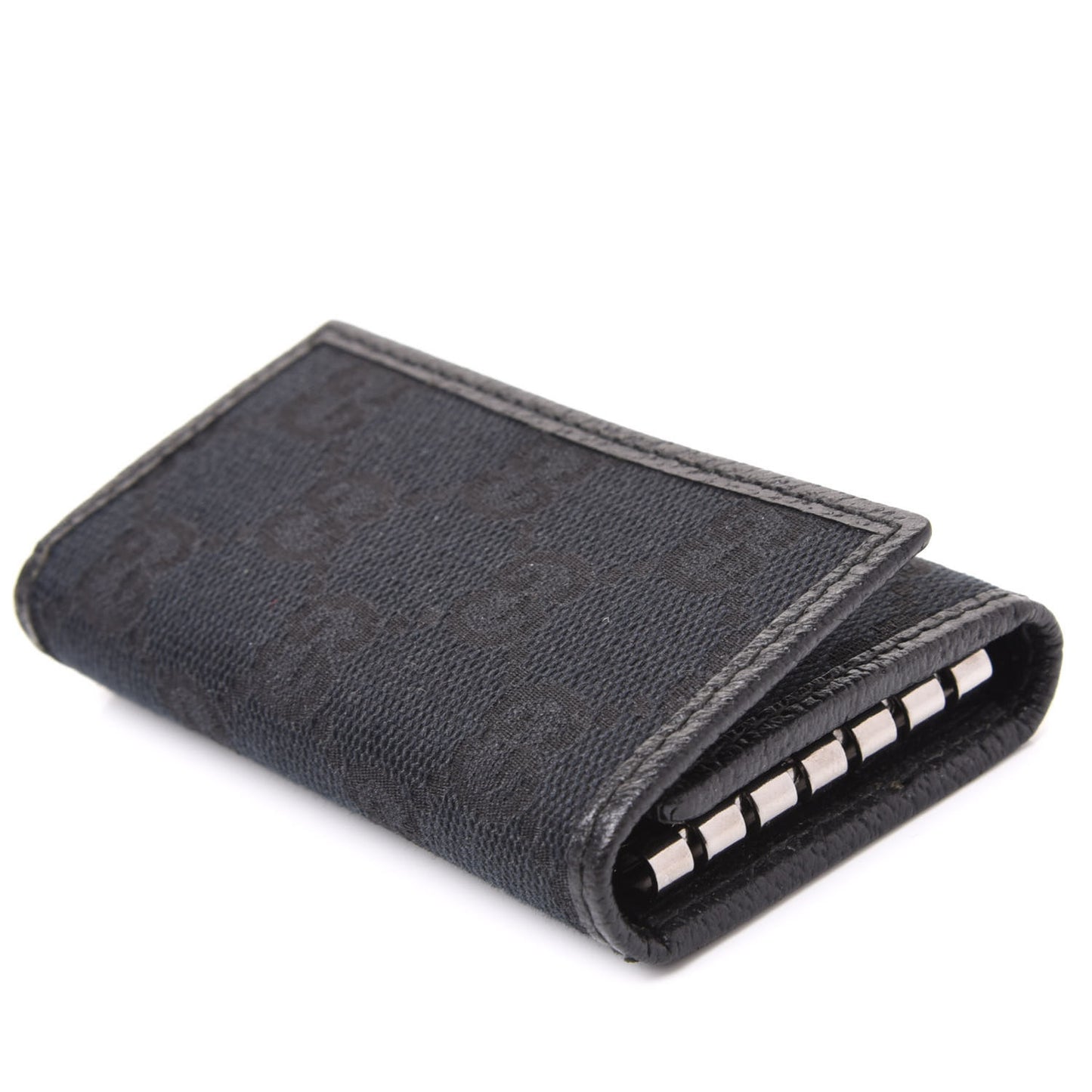 Monogram 6 Key Holder Case Black