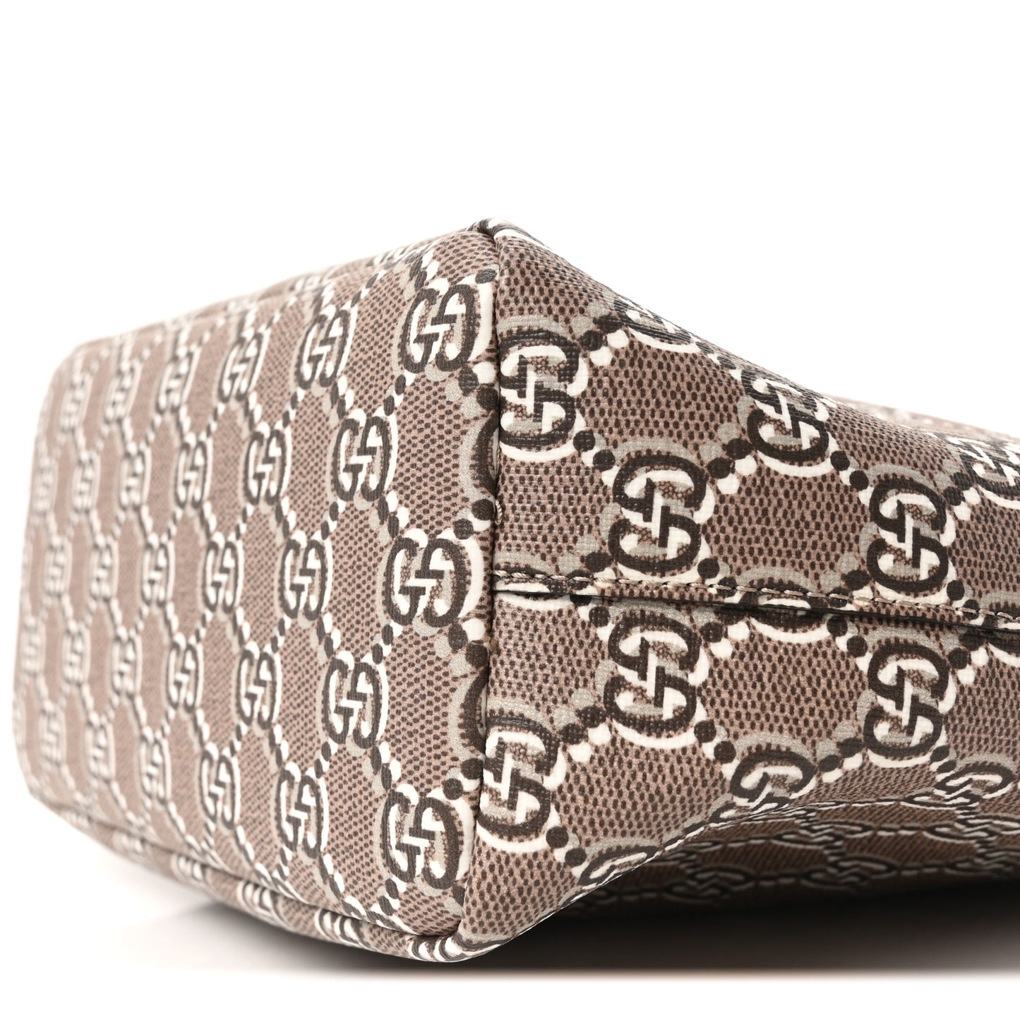 GG Shadow Monogram Super Mini Ophidia Shoulder Bag Taupe
