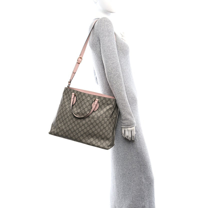 Gucci Soft GG Supreme Monogram Diaper Bag Pink 2 of 12