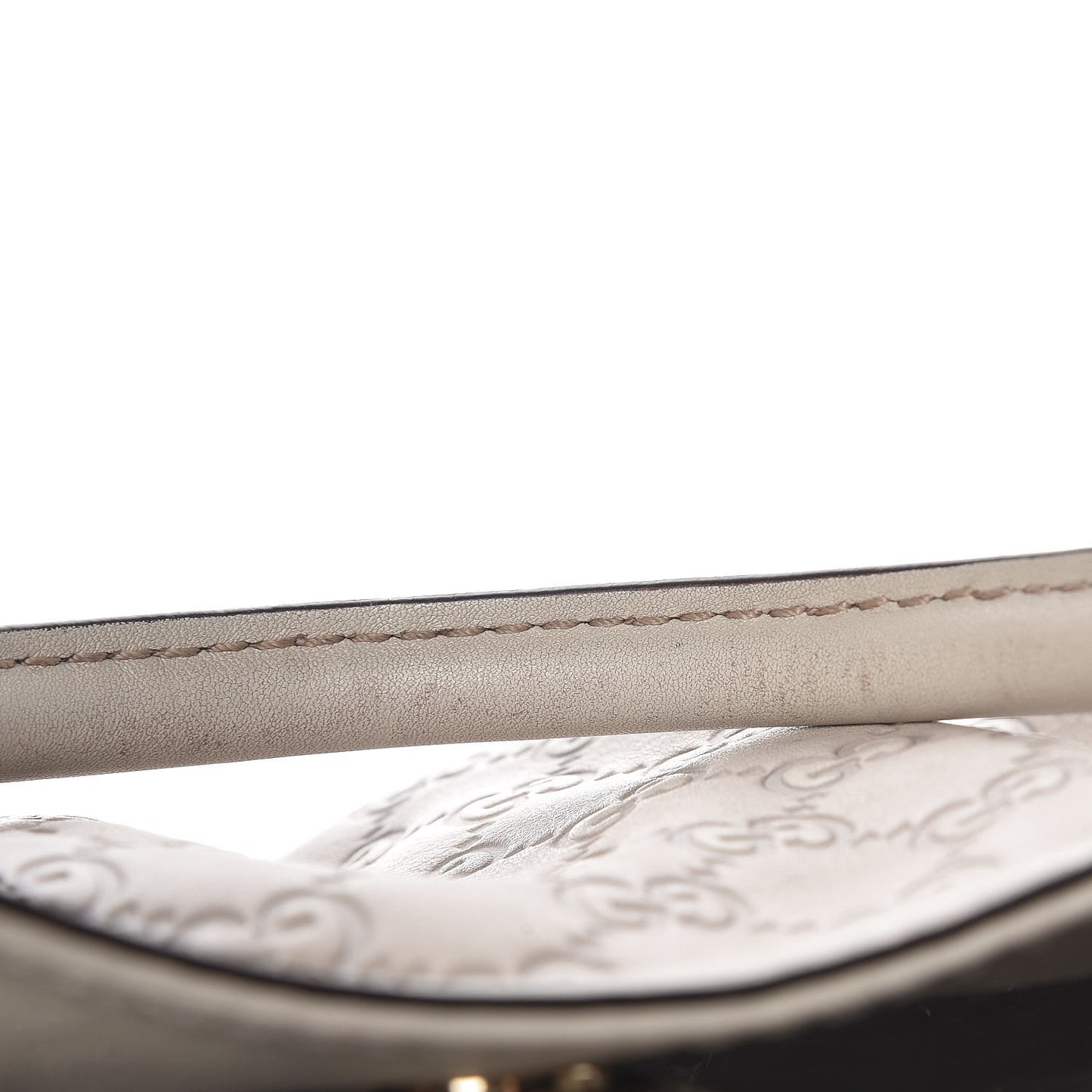 Guccissima Medium Sukey Tote Mystic White