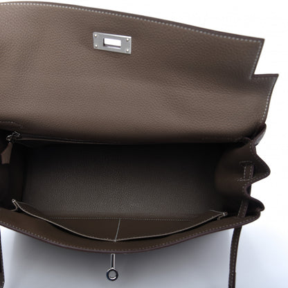 Hermes Togo Kelly Retourne 32 Etoupe 5 of 11