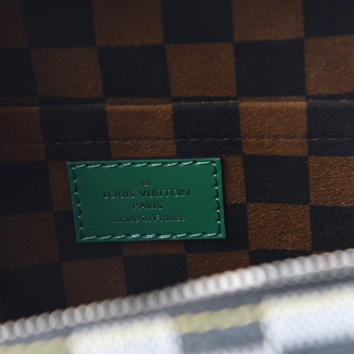 Louis Vuitton Damier Valisette BB Black White 6 of 10