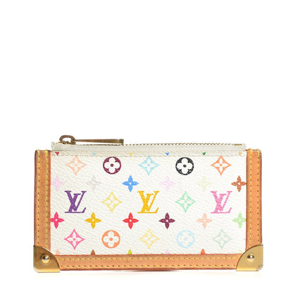 Louis Vuitton Monogram Multicolor Key Pouch White 1 of 6