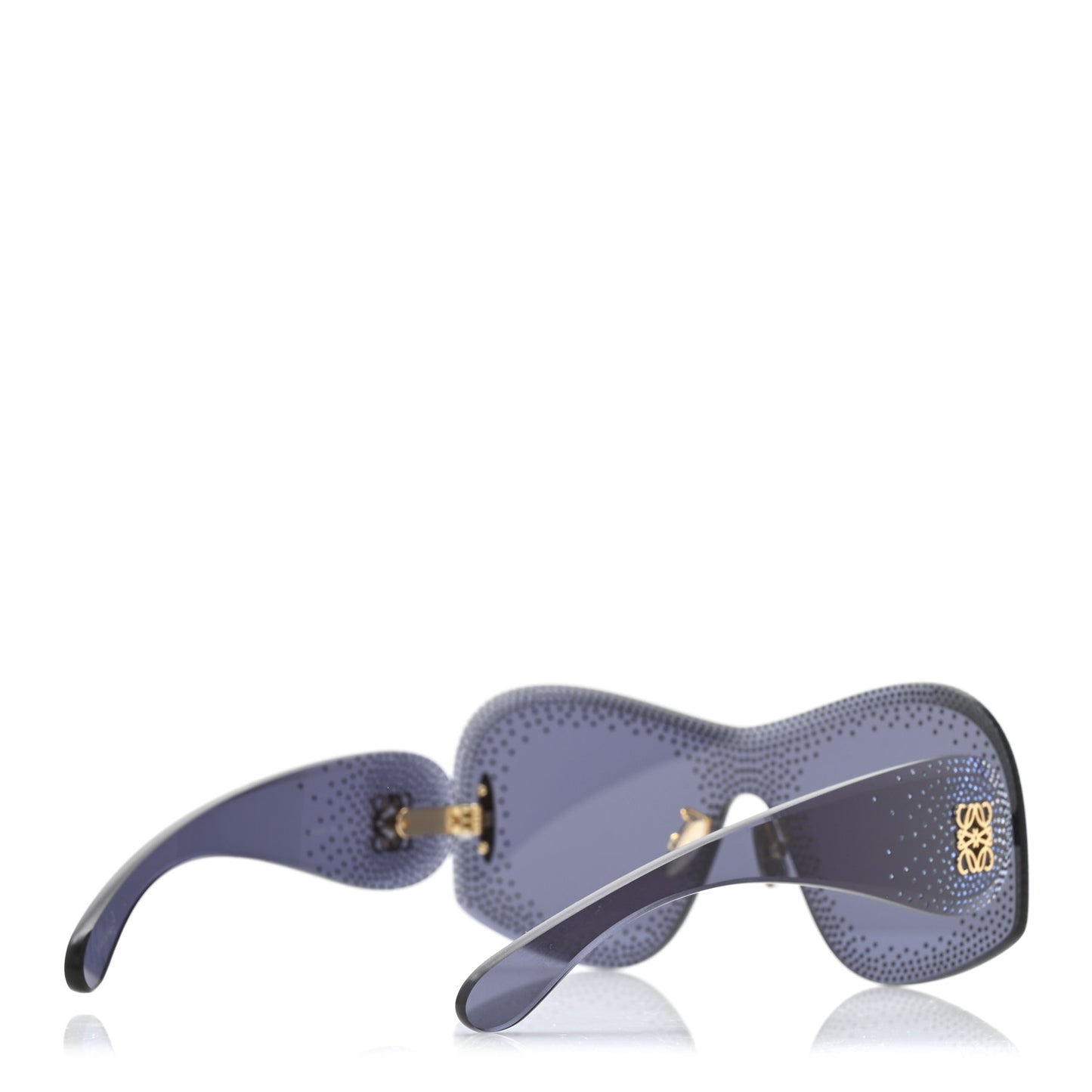 Nylon Crystal Starry Night Mask Sunglasses LW4167US Blue