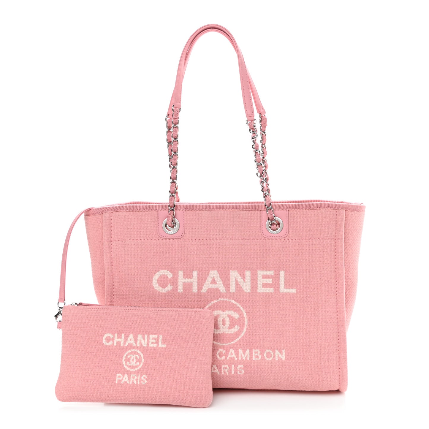 Mixed Fibers Small Deauville Tote Pink